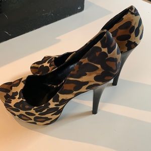 Jessica Simpson Leopard Heels